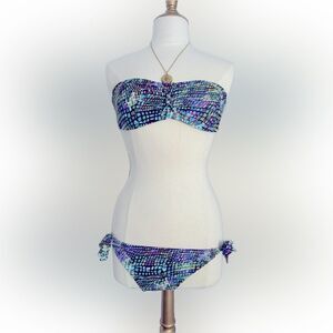 Mossimo fun-colored strapless bathing suit!